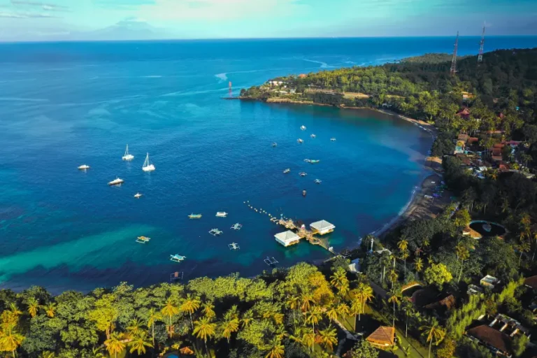 Isola di Lombok Vista dall'alto