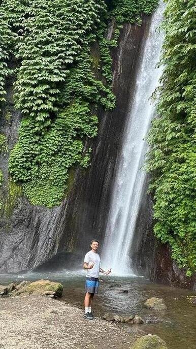 Vista cascate Munduk