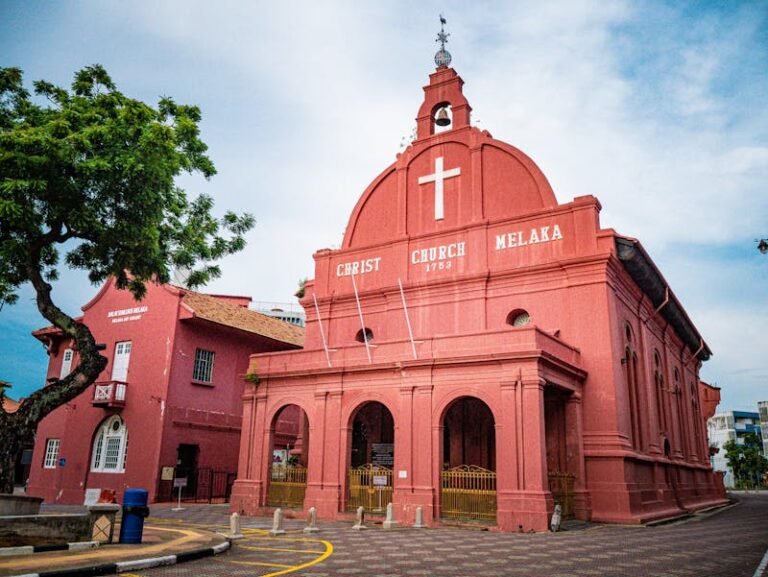 Fronte della chiesa di Malacca