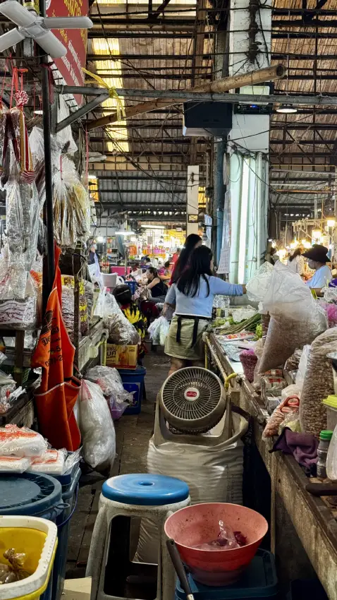 Un mercato a Chiang Rai