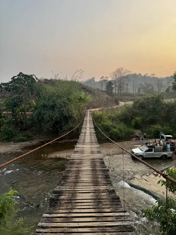 Mae Hong Son - vista su un ponte