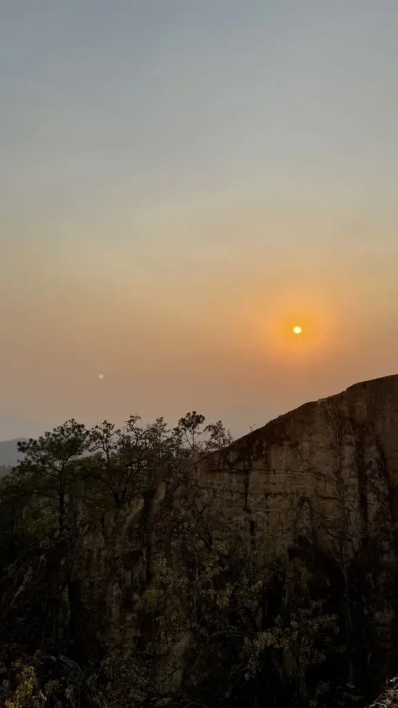 Canyon di Pai - vista su un tramonto