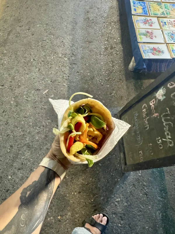 cibo vegetariano in Thailandia