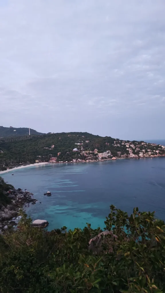 vista dall'alto di Koh Tao
