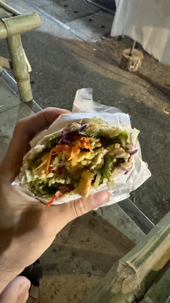 Veggie wrap nella città di Pai