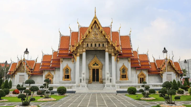 Fotografia di un Tempio in Thailandia - vista frontale