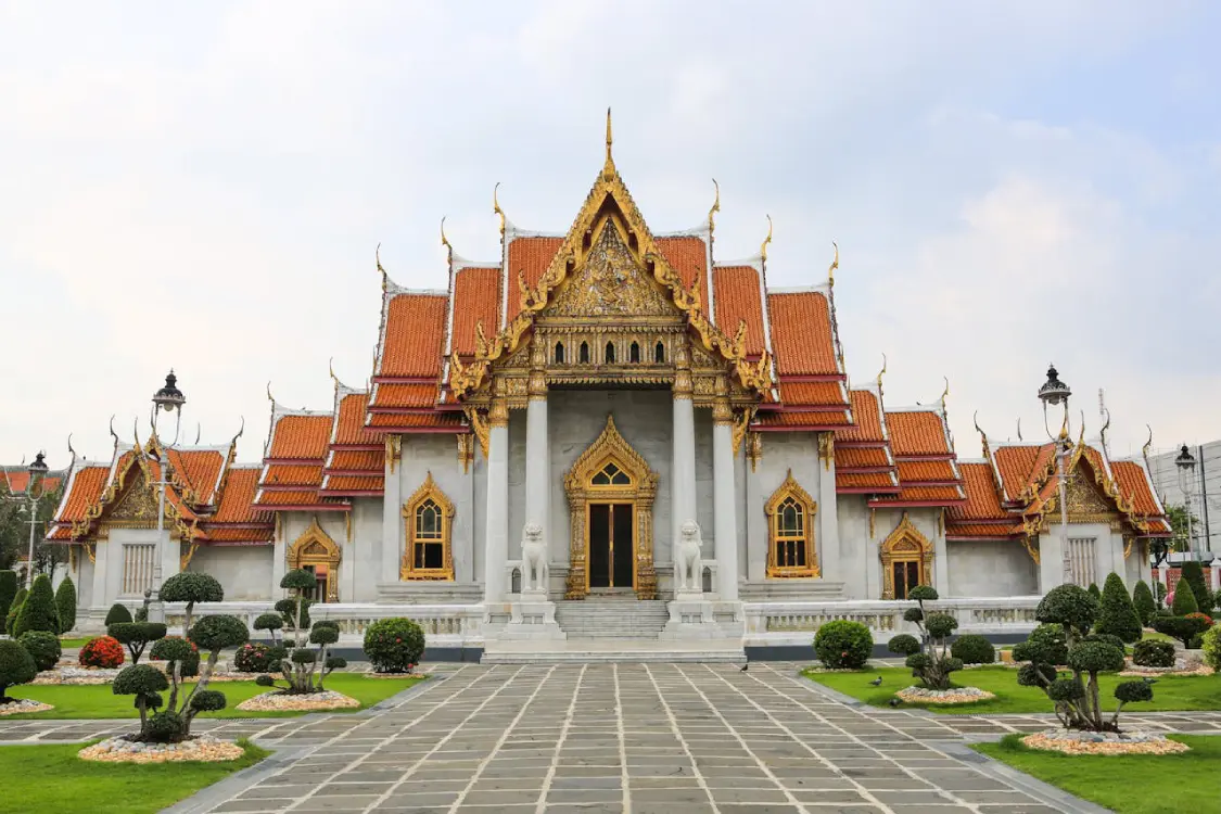 Fotografia di un Tempio in Thailandia - vista frontale