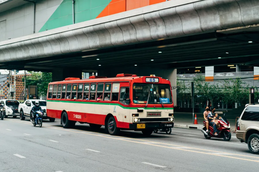 Un autobus in Thailandia