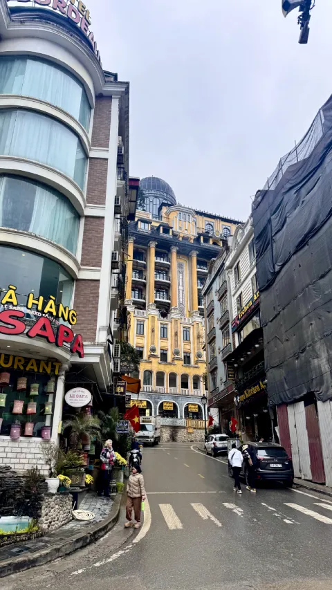 Una strada a Sapa
