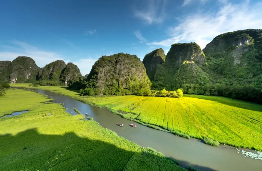 Panora di Ninh binh