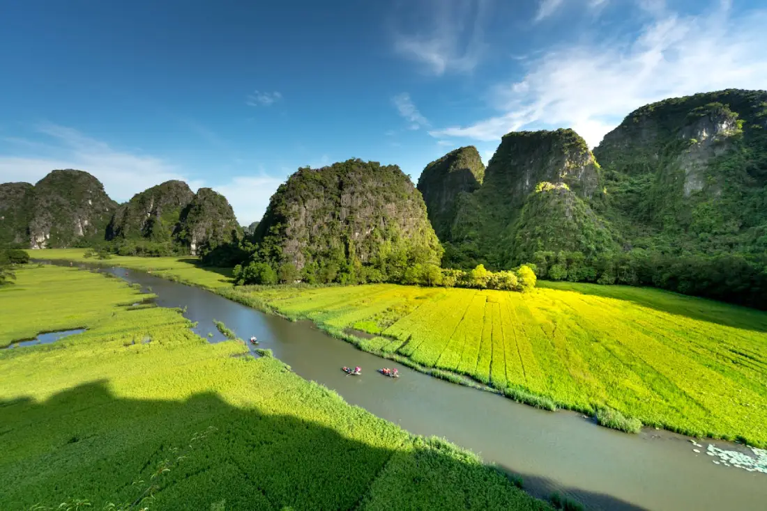 Panora di Ninh binh