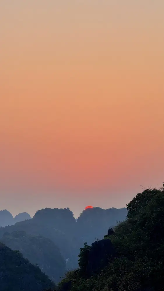 Tramonto al Mua Caves di Ninh Binh