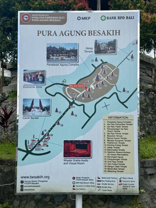 mappa del tempio Madre