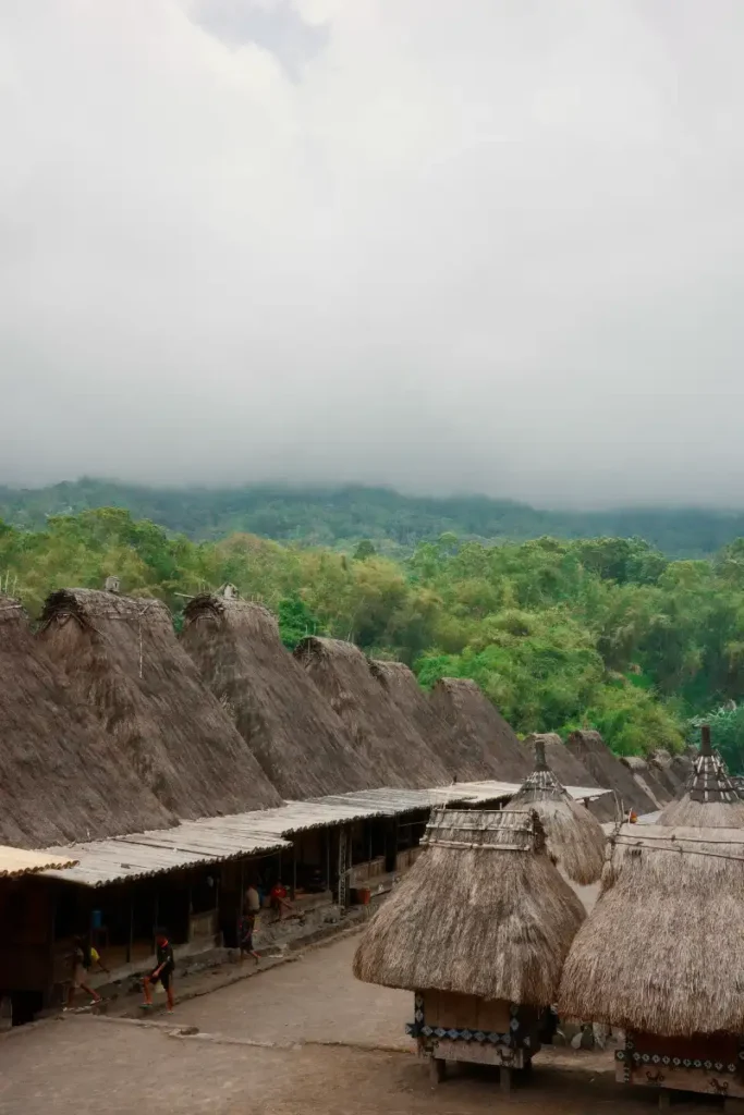 I villaggi di vicino bajawa