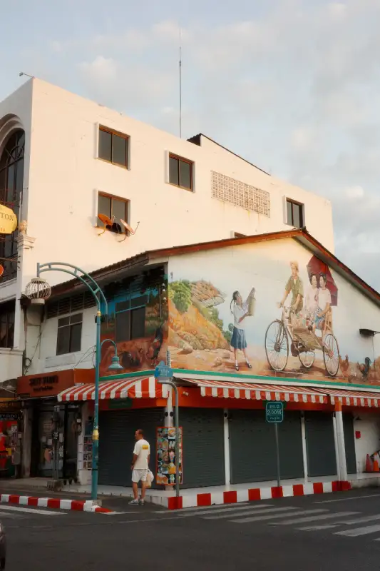 murales nella città vecchia