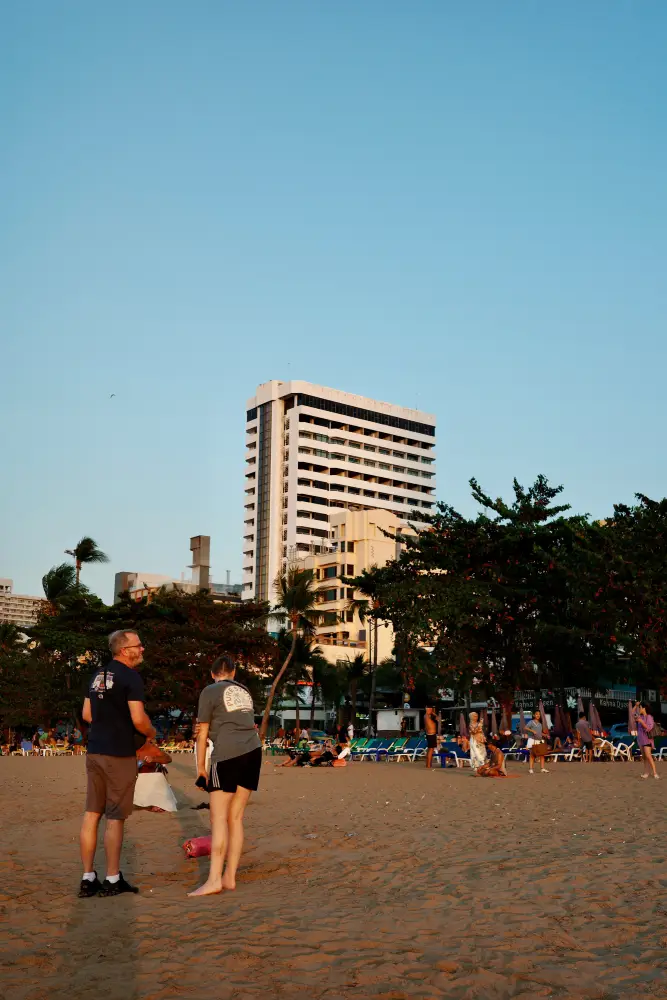 Citta di Pattaya vista mare