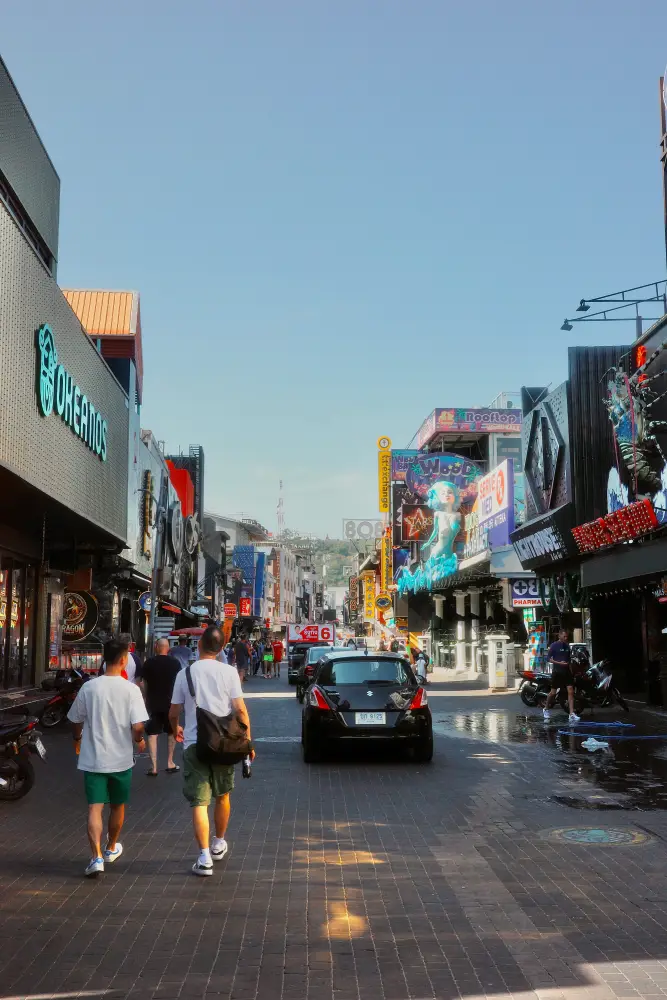 inizio della Walking street a Pattaya