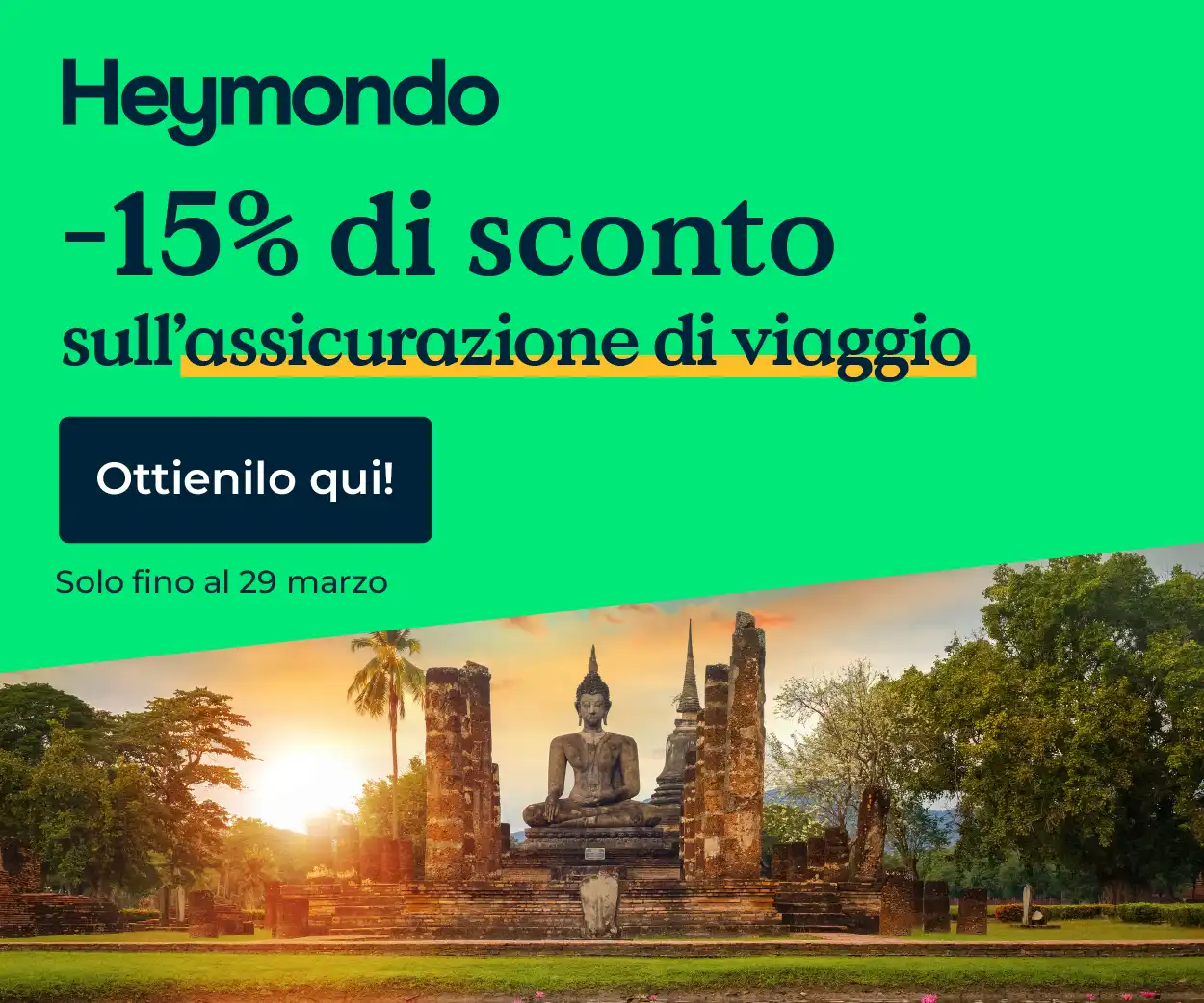 Heymondo sconto 15%