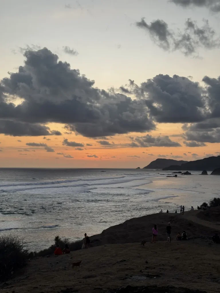 tramonto in Indonesia