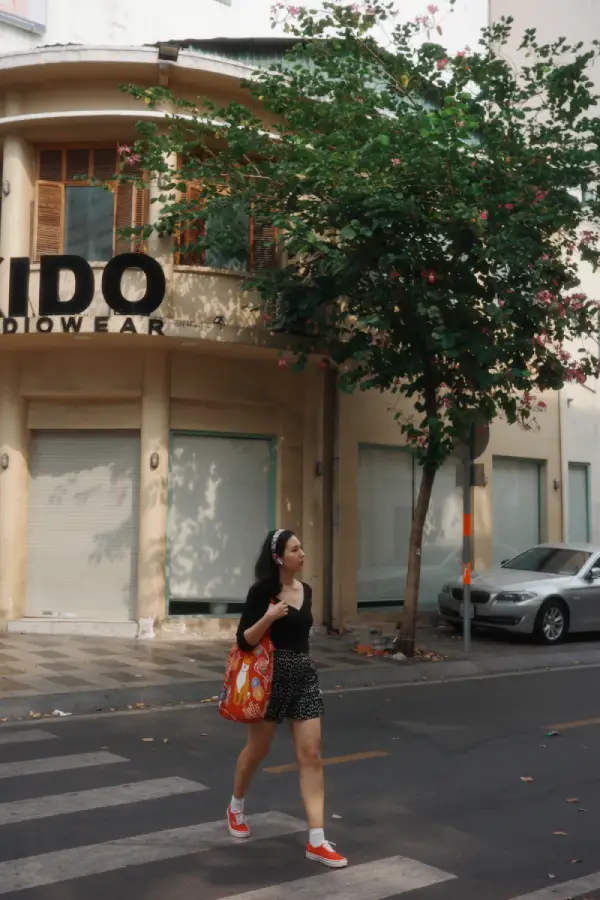 una strada del distretto 1