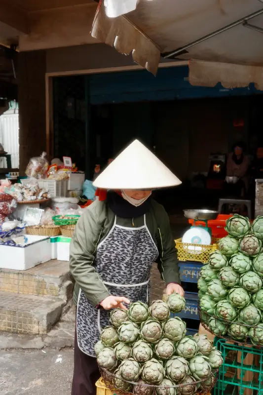 Cho Dalat market centrale
