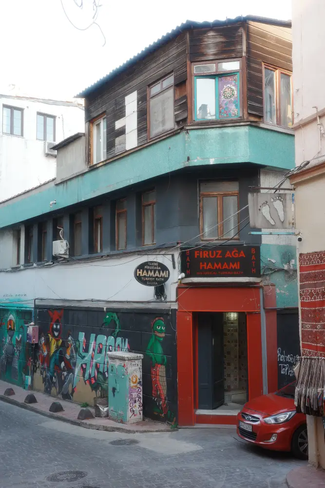 vista su un Hammam turco
