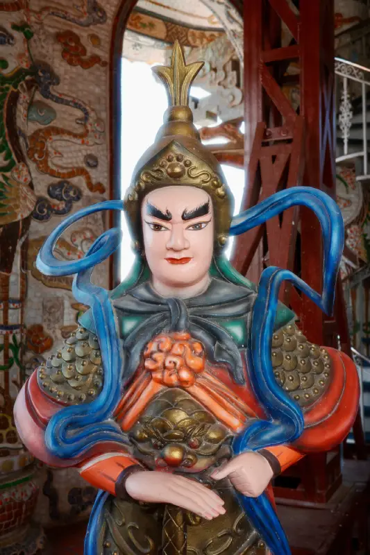 una statua al tempio di Dalat