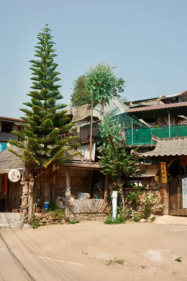 Villaggio cinese in Thailandia del nord