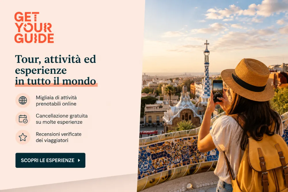 Banner promozionale get your guide