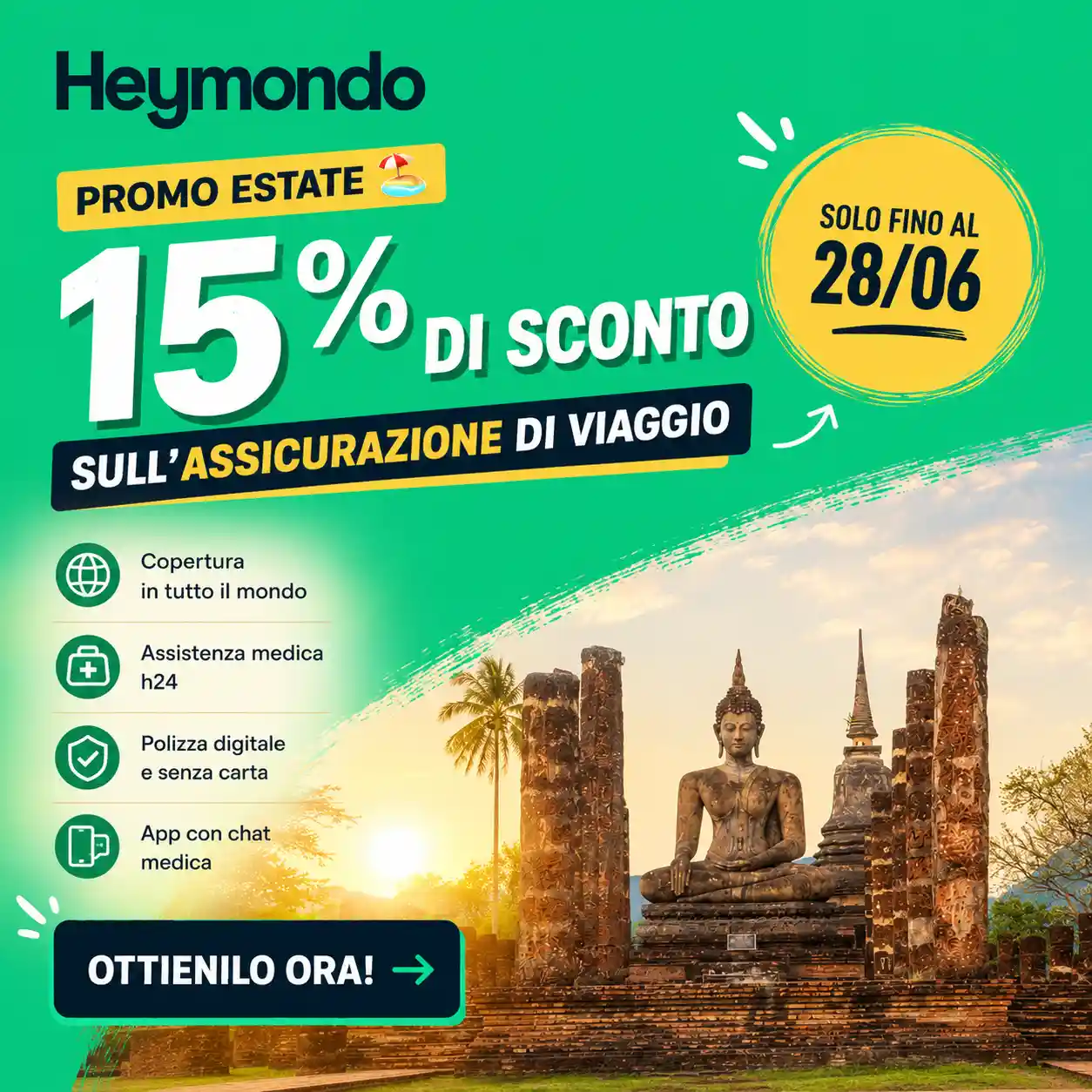 Heymondo sconto 15%