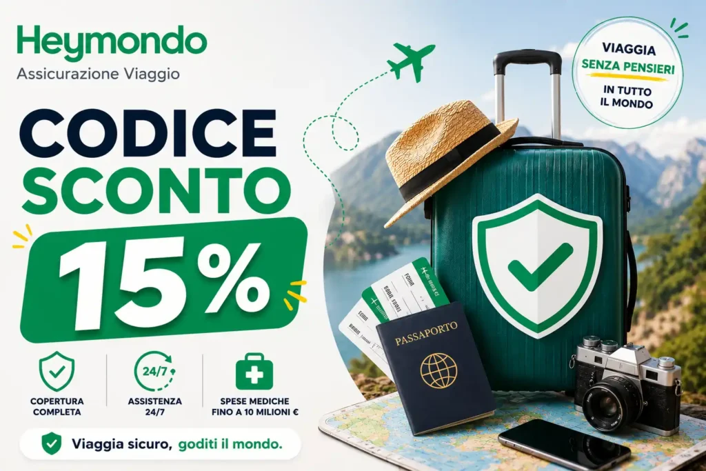 sconto 15 Heymondo