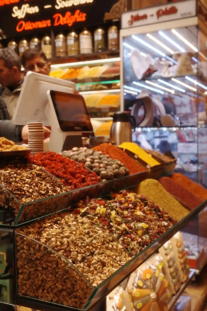 il mercato delle spezie famoso in Turchia