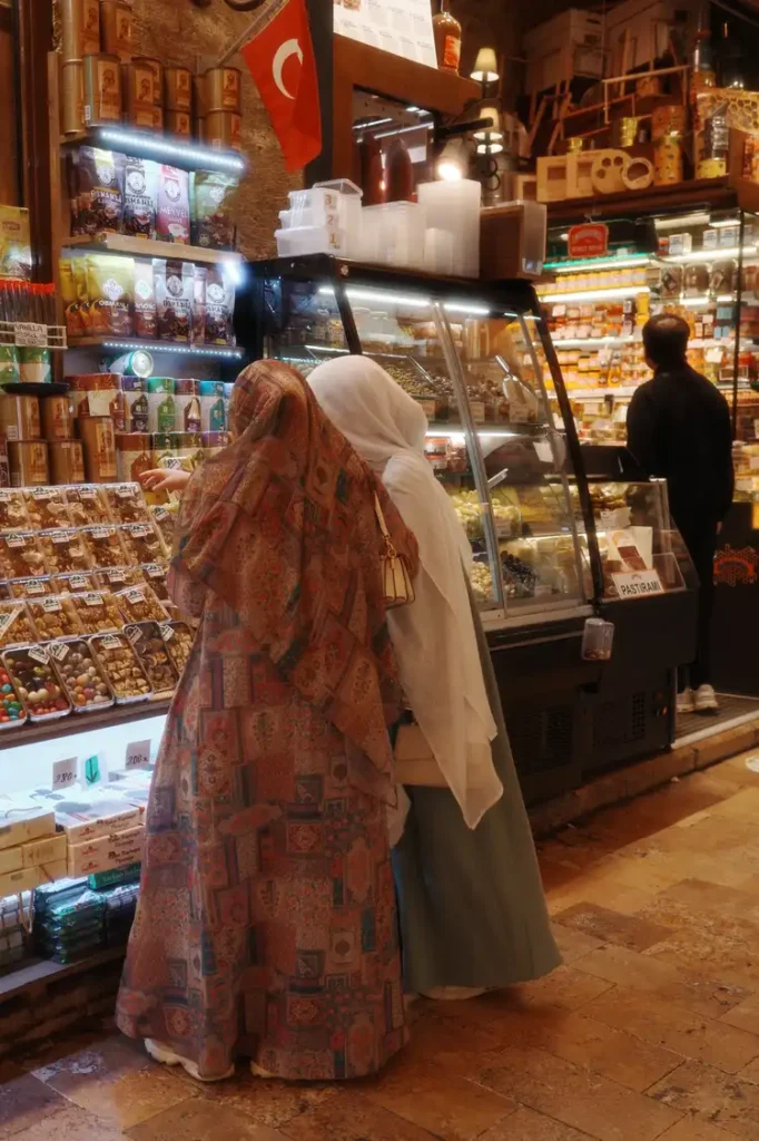 Nogozio al bazar delle spezie di Istanbul