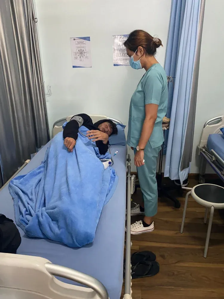 Ricovero in una clinica di Ubud a Bali durante un episodio di Bali Belly