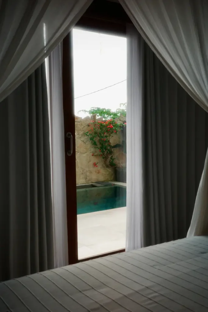 camera privata a Bali con piscina