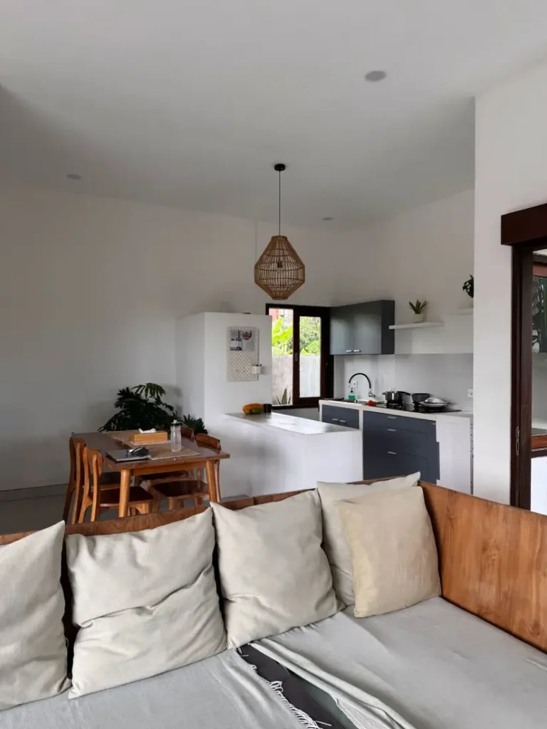 interni di una villa a bali