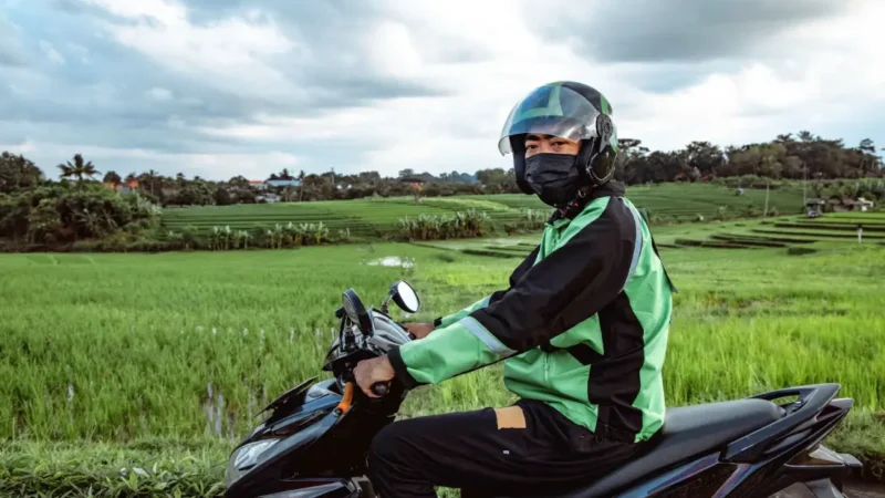 Un autista grab a Bali