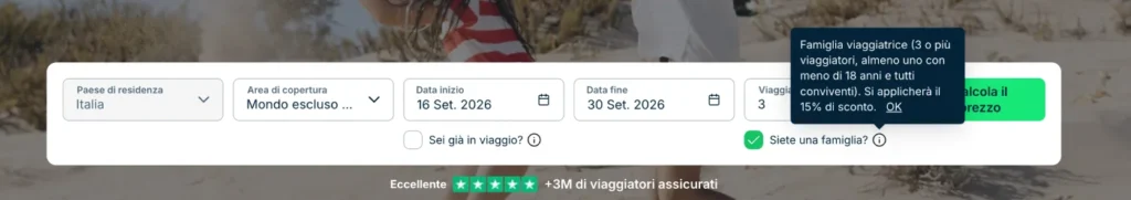 sconto per famiglie heymondo