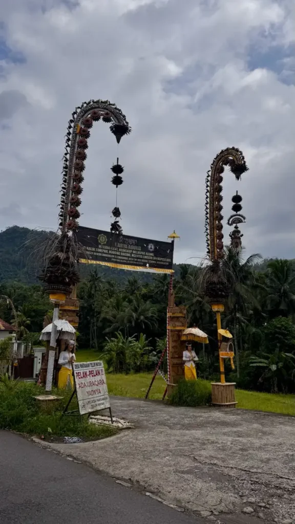 decorazioni per festa a Bali